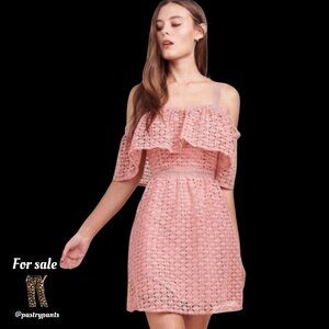 JACK by BB Dakota Aitana eyelet dress rose pink